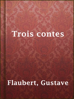 cover image of Trois contes